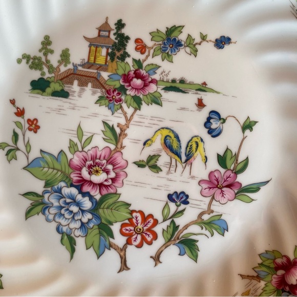 Crown Staffordshire Plate and Cake Knife - Picture 4 of 10